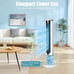 Portable Evaporative Air Cooler Oscillating Air cooler Fan 41 White