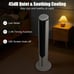 Portable Evaporative Air Cooler Oscillating Air cooler Fan 41 White