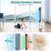 Portable Evaporative Air Cooler Oscillating Air cooler Fan 41 White