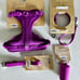 Wild One Orchid Dog Harness Leash Collar Bundle New