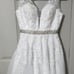 NWT Juliet White Dress Floral Lace Applique A-Line Style 853