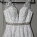 NWT Juliet White Dress Floral Lace Applique A-Line Style 853