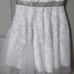 NWT Juliet White Dress Floral Lace Applique A-Line Style 853
