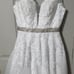 NWT Juliet White Dress Floral Lace Applique A-Line Style 853