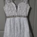 NWT Juliet White Dress Floral Lace Applique A-Line Style 853