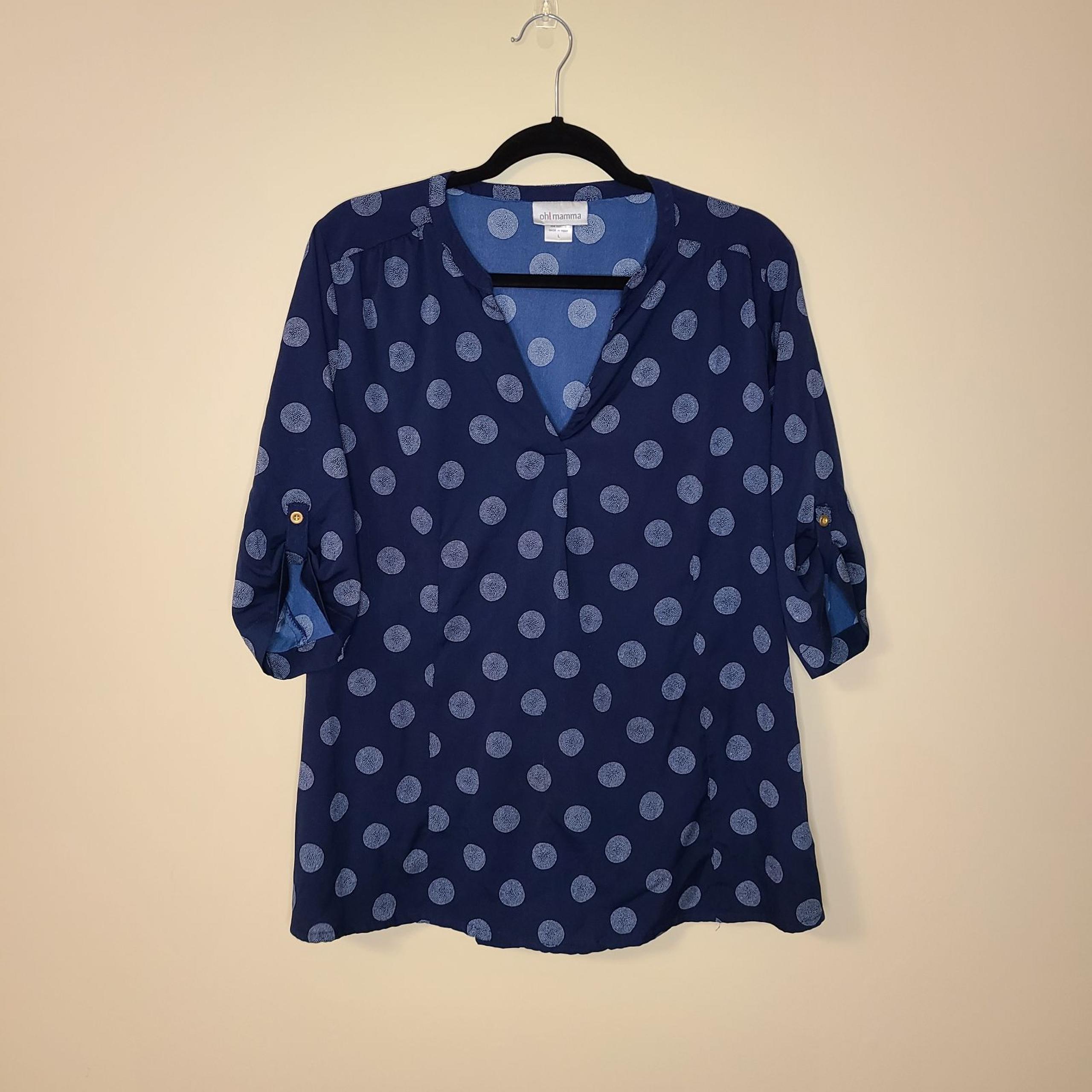 Oh! Mama Maternity Top Blouse Size L