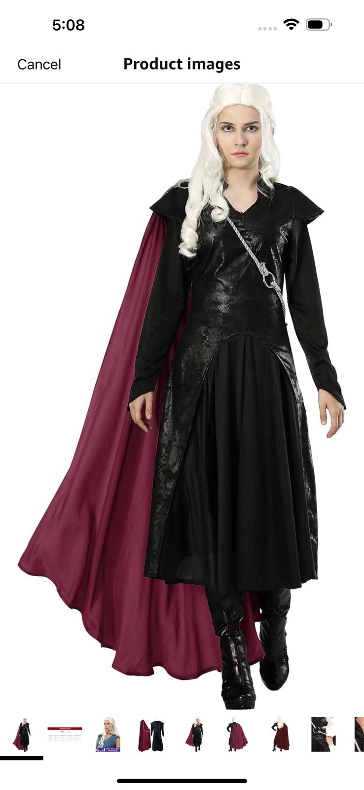 Game of thrones- Daenerys Targaryen costume