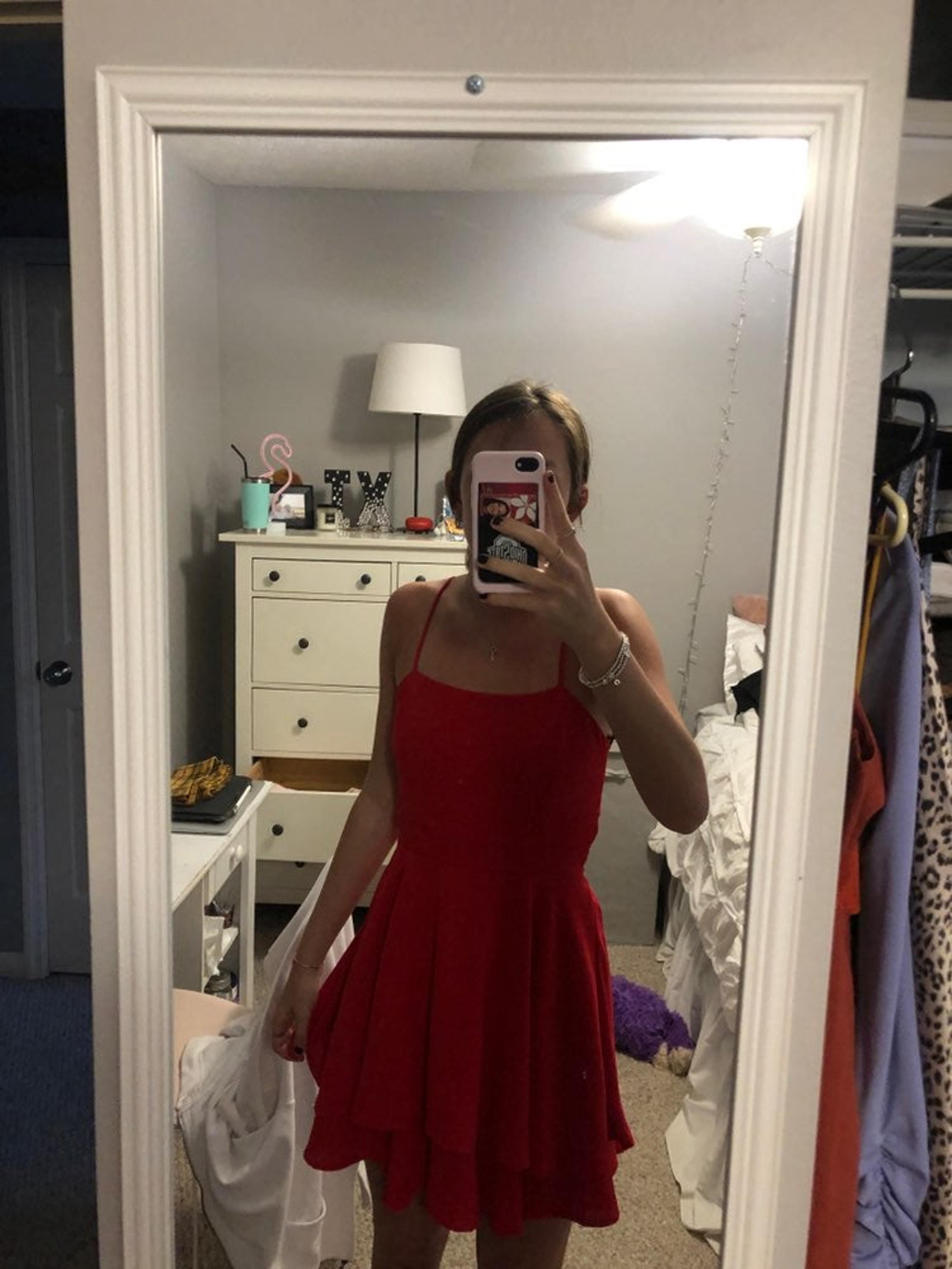 Red homecoming/formal dress