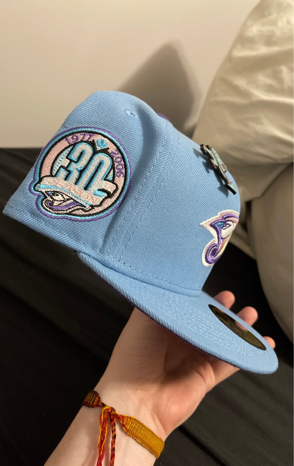 Capsule bluejays fitted 5/8 Hats