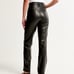 *NWT* Abercrombie Curve Love Vegan Leather 90s Straight Pant