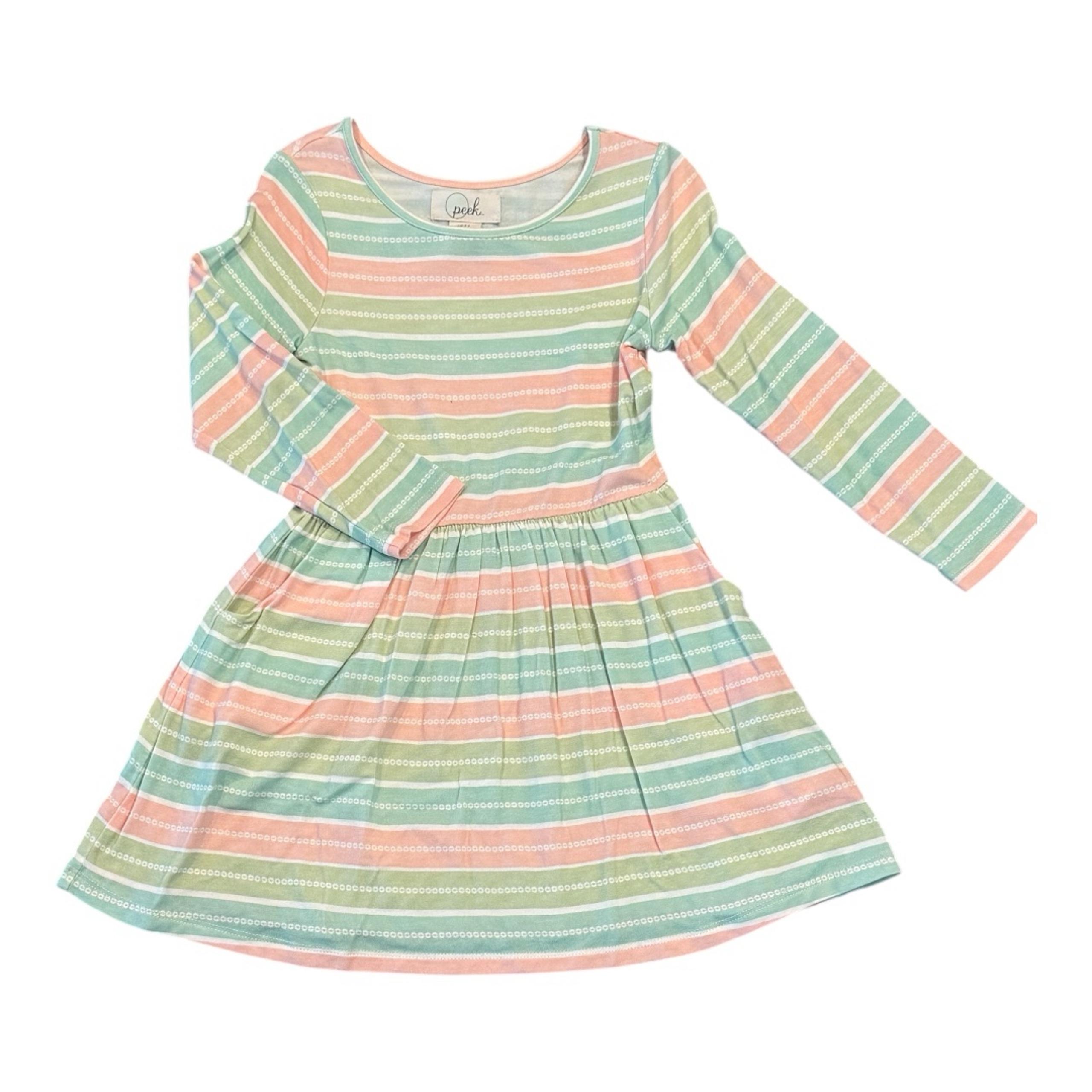 Peek stripes dress 3T