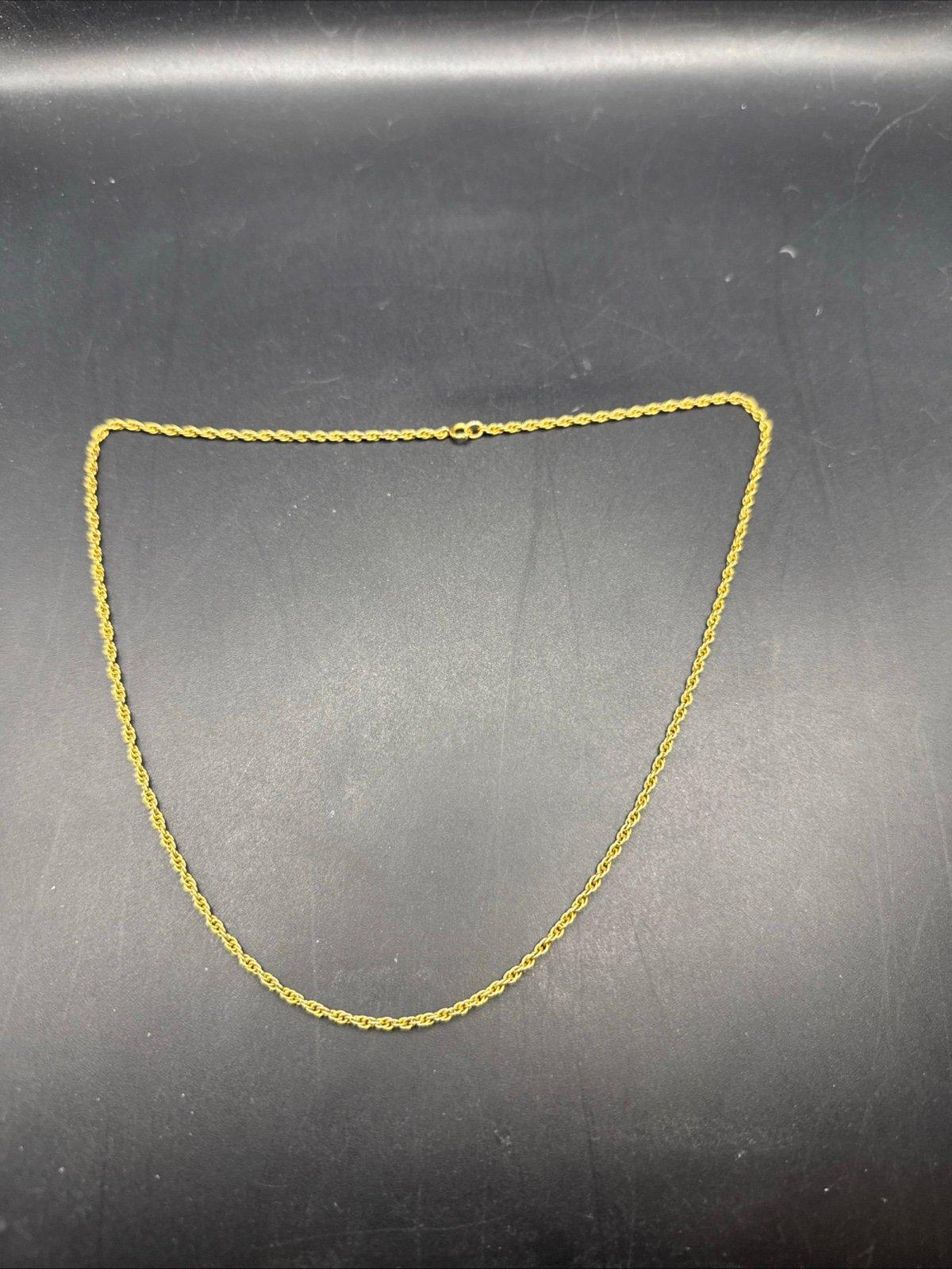 Necklace 12k Gold Filled Rope Chain 1/20 12k 062424@