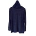 Weekends by Chico's Women's Pullover Hoodie Long Sleeve Stretch Navy Blue Size 1