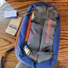 Patagonia Messenger Bag Atom Strap Shoulder Bag 8L Messenger Bag Dark blue/Grey