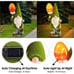14IN Garden Gnomes Statue Outdoor Clearance, Solar Lights Gnome