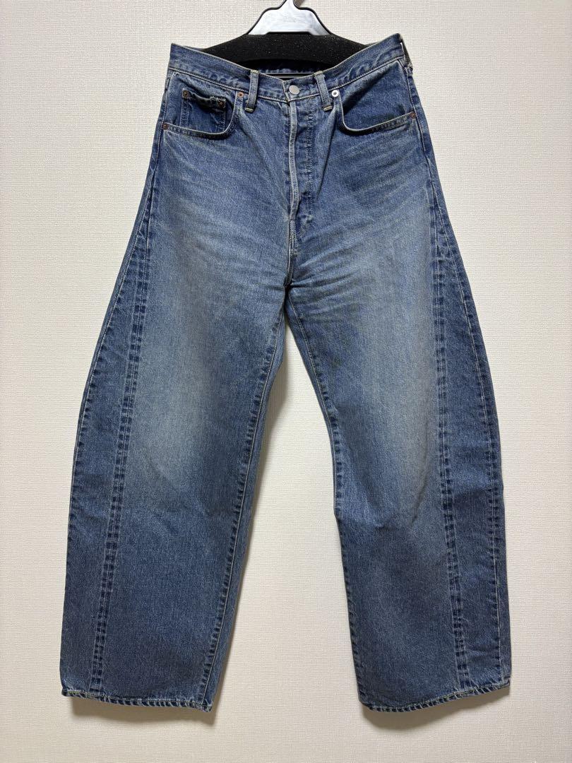 ssstein DEFORMATION WIDE DENIM JEANS – unexpected store
