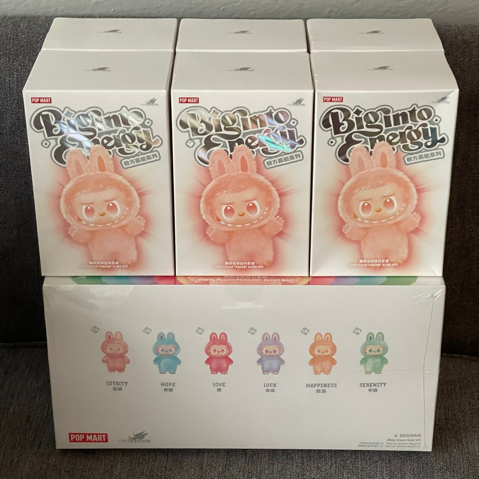 Pop Mart The Monsters Big Into Energy Labubu V3 Set Blind Box