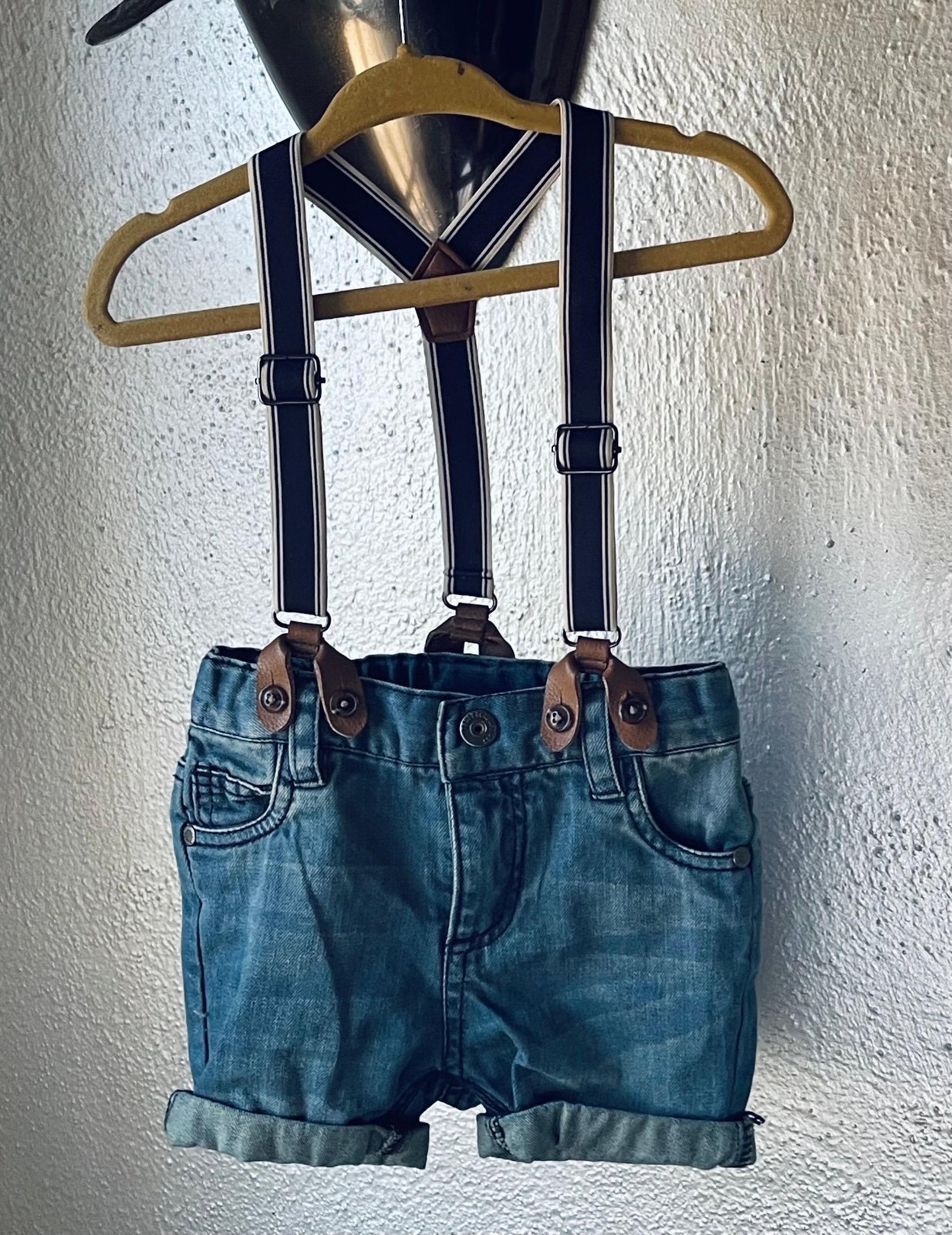 Truly Srumptious suspender denim shorts