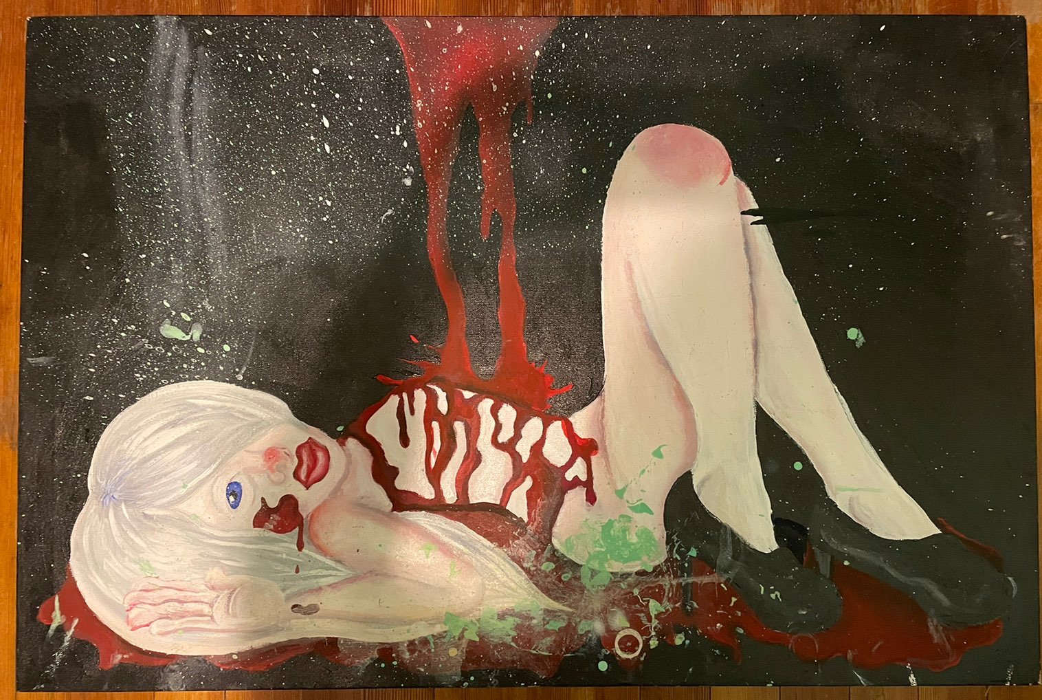 Pinup painting