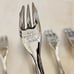 5 Towle Bamboo-Bright Cocktail/Seafood Fork Stainless 18/8 Supreme Cut SCC Japan