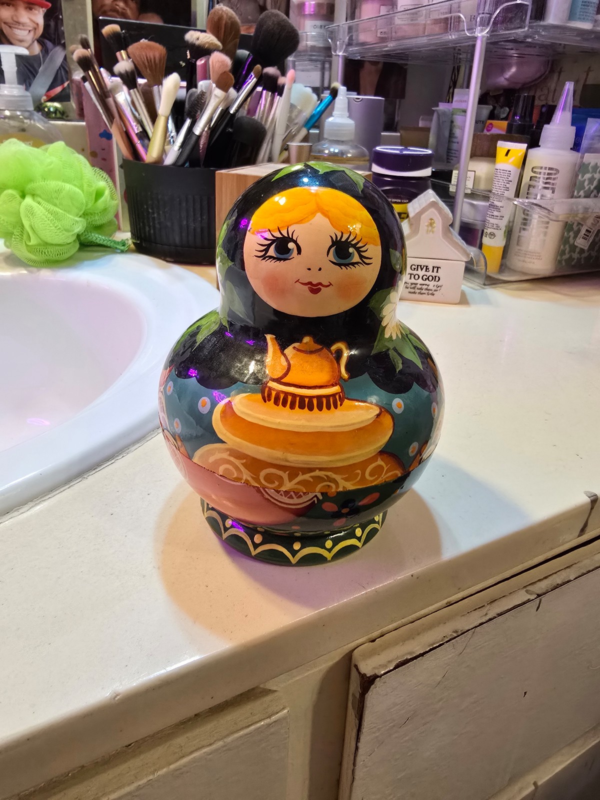Vintage Matryoshka Showa Retro Russia Folk Dolls