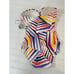 NWT Kate Spade One-Piece Bathing Suit Geobrella Moulded Bandeau Swimsuit Size S