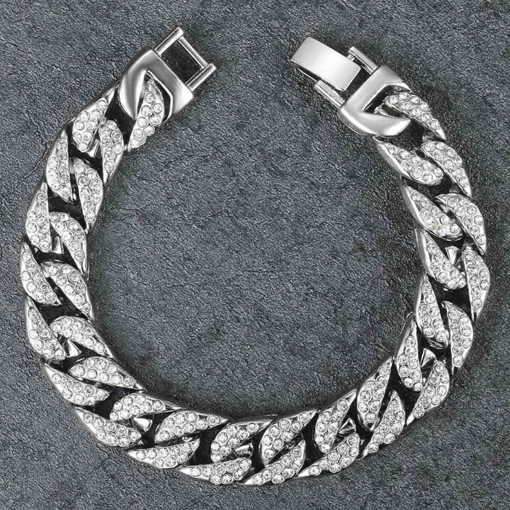 14mm 8'' Miami Curb Link Bracelet Chain
