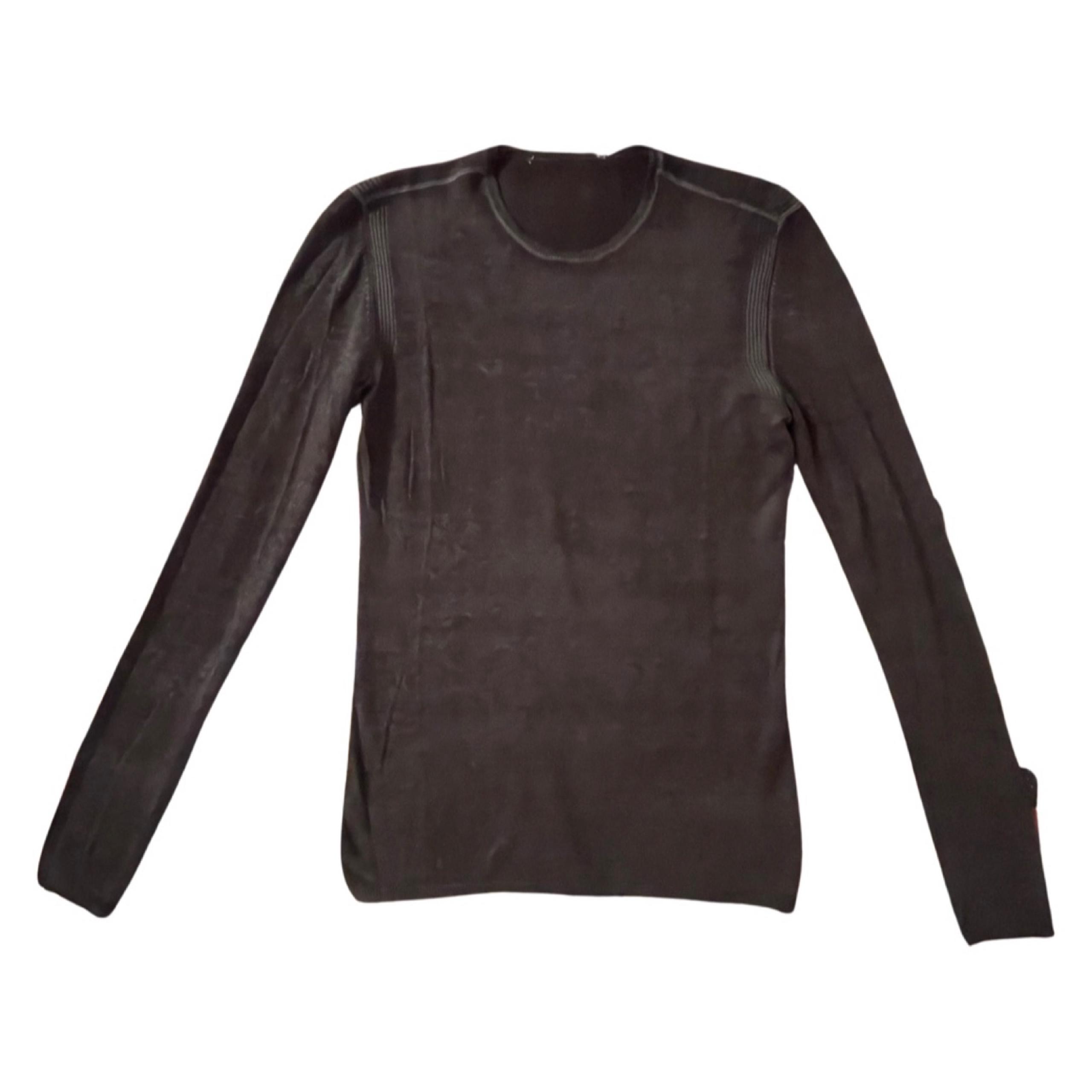 John Varvatos ATL8 Navy Upscale Silk Cashmere Small Crewneck Sweater Light Luxur