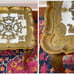 Vintage Hollywood Regency Florentine Italy Nesting Table