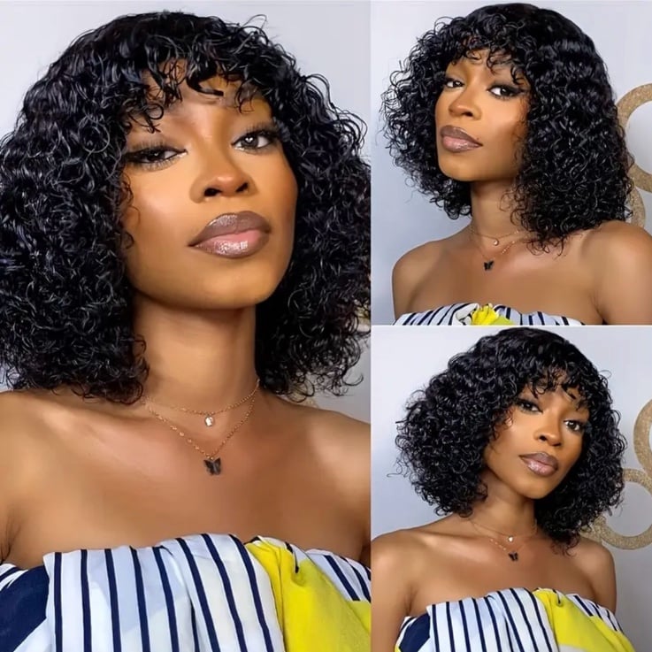 14 Inch human hair wig