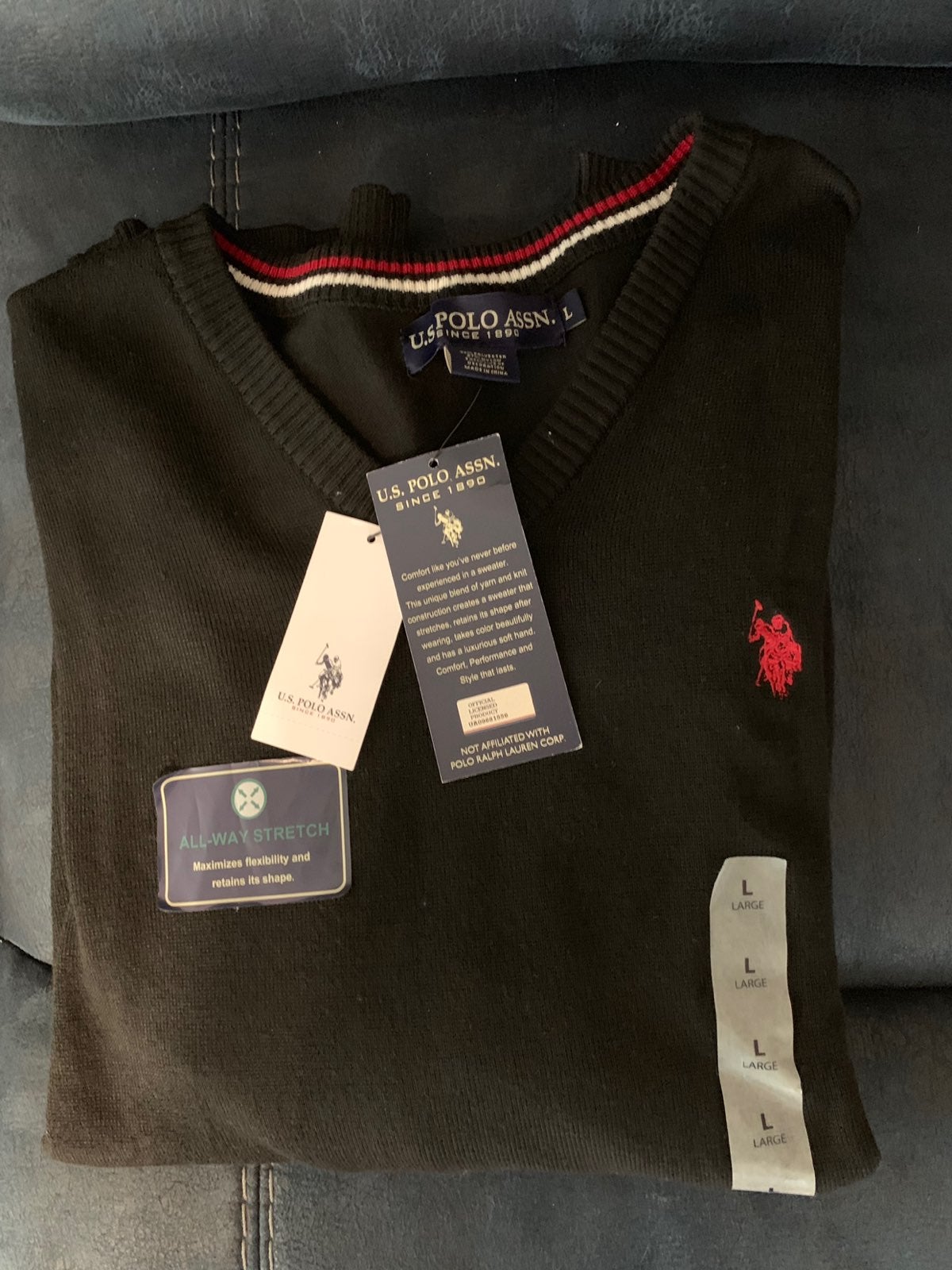 US Polo Association V Neck Sweater