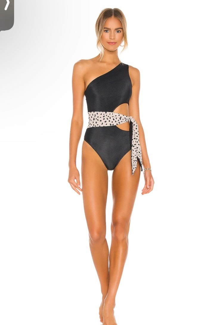 NWT Beach Riot Carlie One Piece Cut Out Bathing Suit