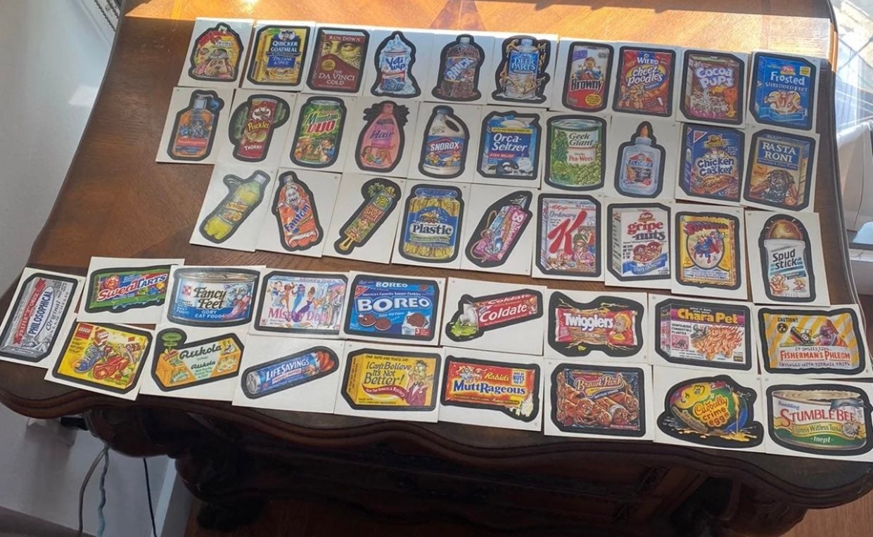 46 Limited edition vintage (~2003) collectible wacky stickers