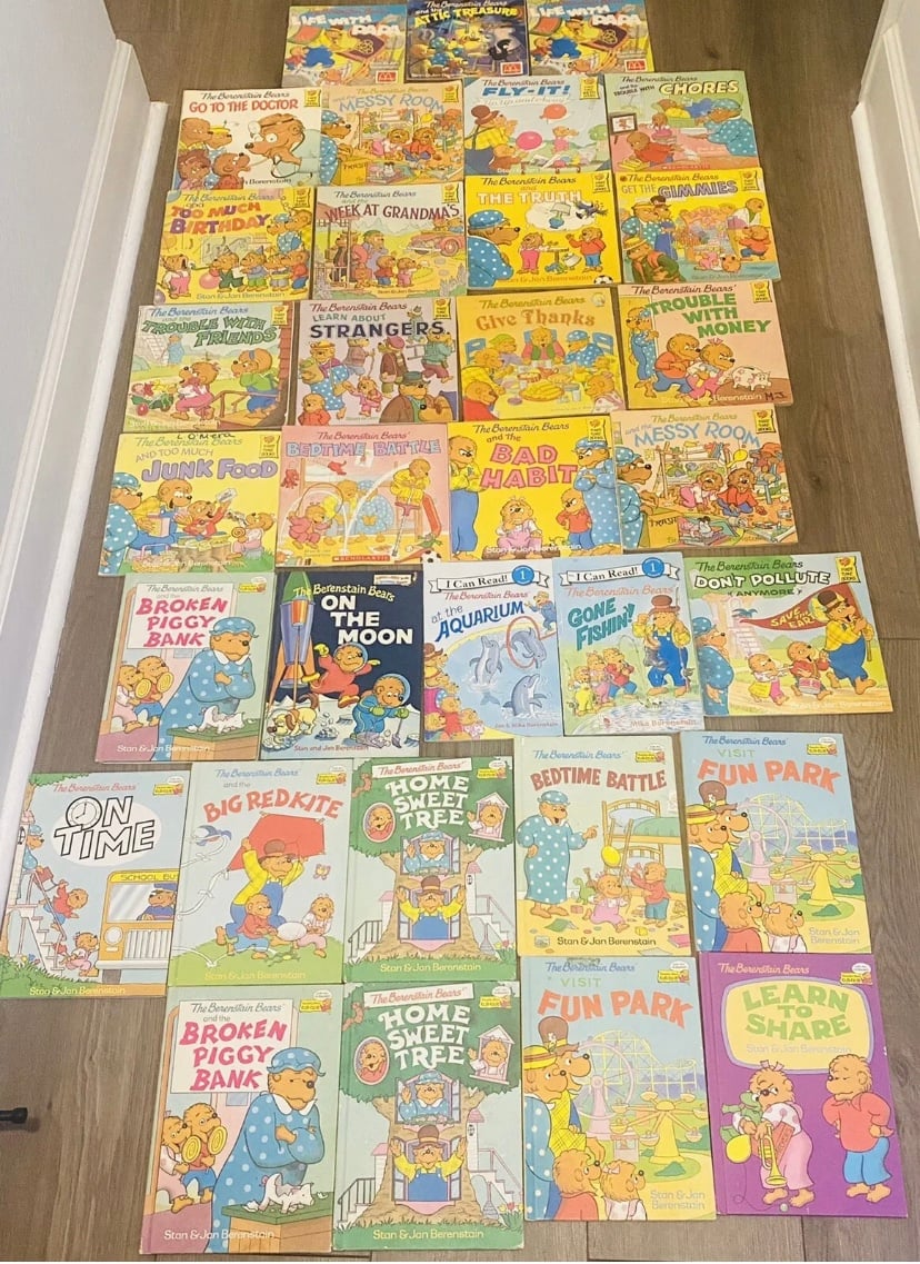 The Berenstain Bears Books Hardcover & Paperback Lot of 33
