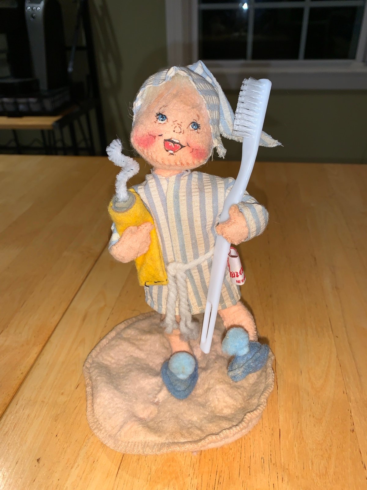 1993 Boy with Robe and toothbrush Annalee