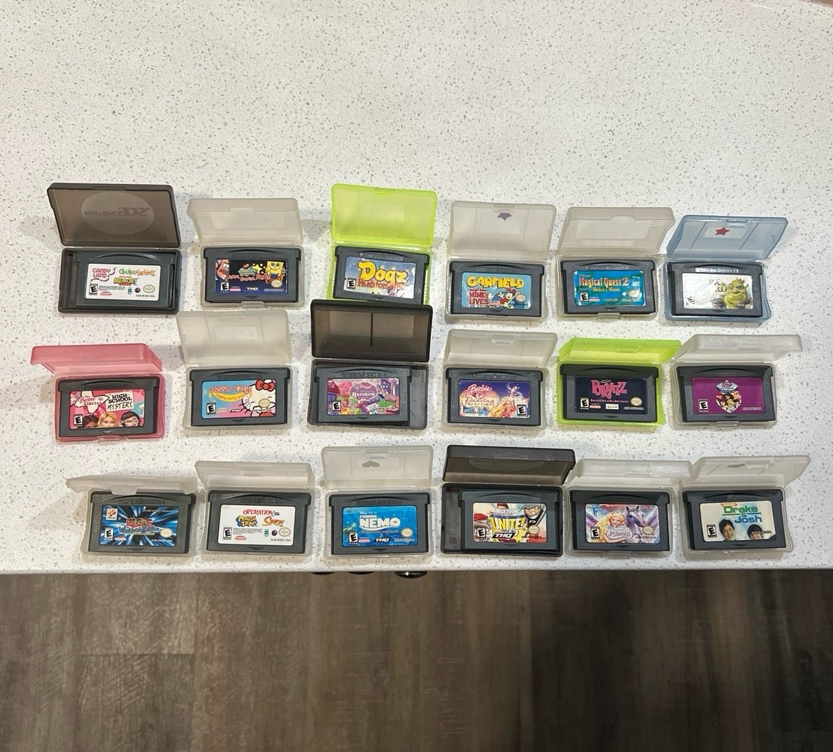 GBA games lot