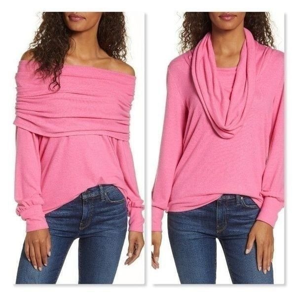 Gibson Cozy Fleece Convertible Sweater