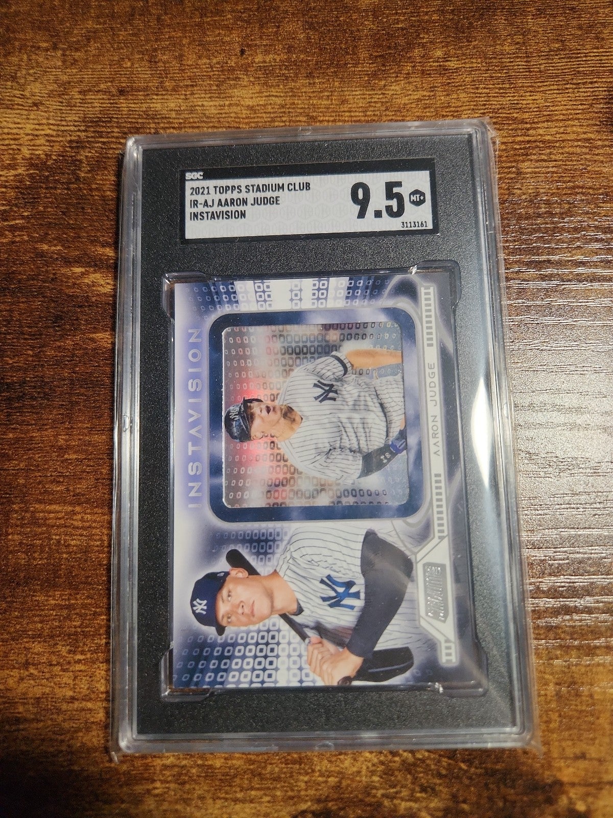 2021 Topps Stadium Club Aaron Judge Instavision SGC 9.5