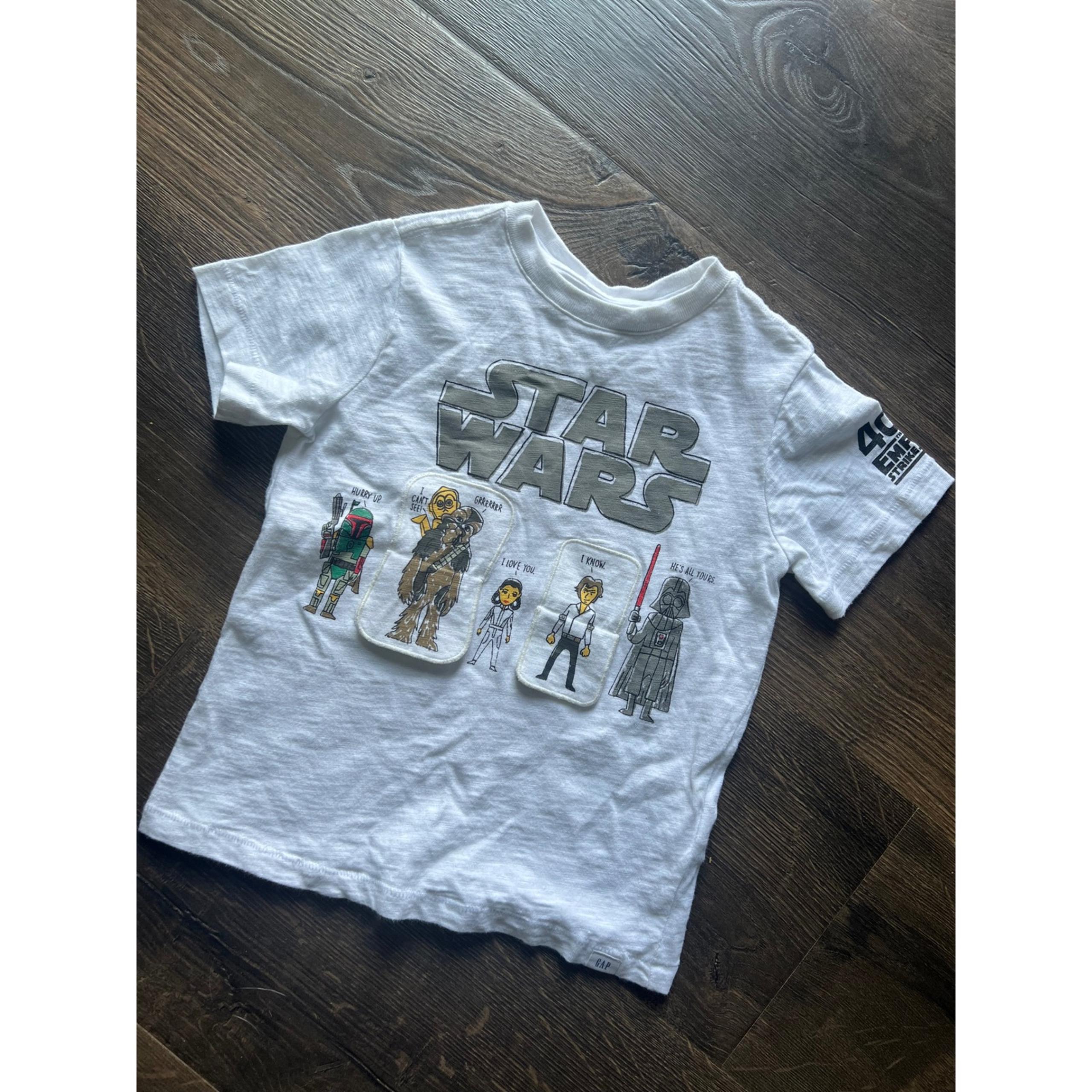 GAP Star Wars Graphic Tee 40th Anniversary Short Sleeve Top Size 4 Years