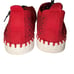 Ilse Jacobsen Tulip Women's Red Woven Cutout Mary Jane Slip Ons Nautical 39