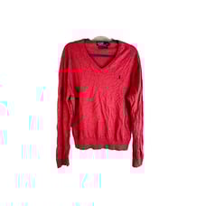 Vintage 90s Polo Ralph Lauren Cotton Cashmere Lightweight Knit Sweater Large