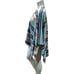 Talbots Striped Cape Poncho – One Size, Classic Cozy Layer