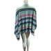 Talbots Striped Cape Poncho – One Size, Classic Cozy Layer