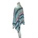 Talbots Striped Cape Poncho – One Size, Classic Cozy Layer
