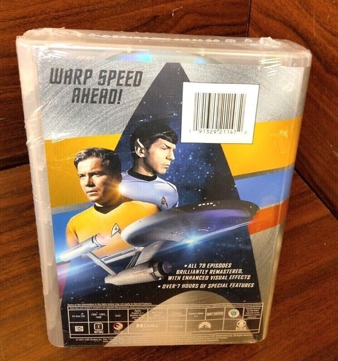 Star Trek: The 1960s Series DVD Set William Shatner Gene Roddenbery