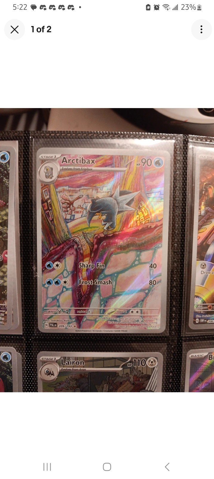 Arctibax 209/193 Sv02: Paldea Evolved Illustration Rare