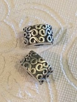 Authentic Pandora Scroll Clip Set