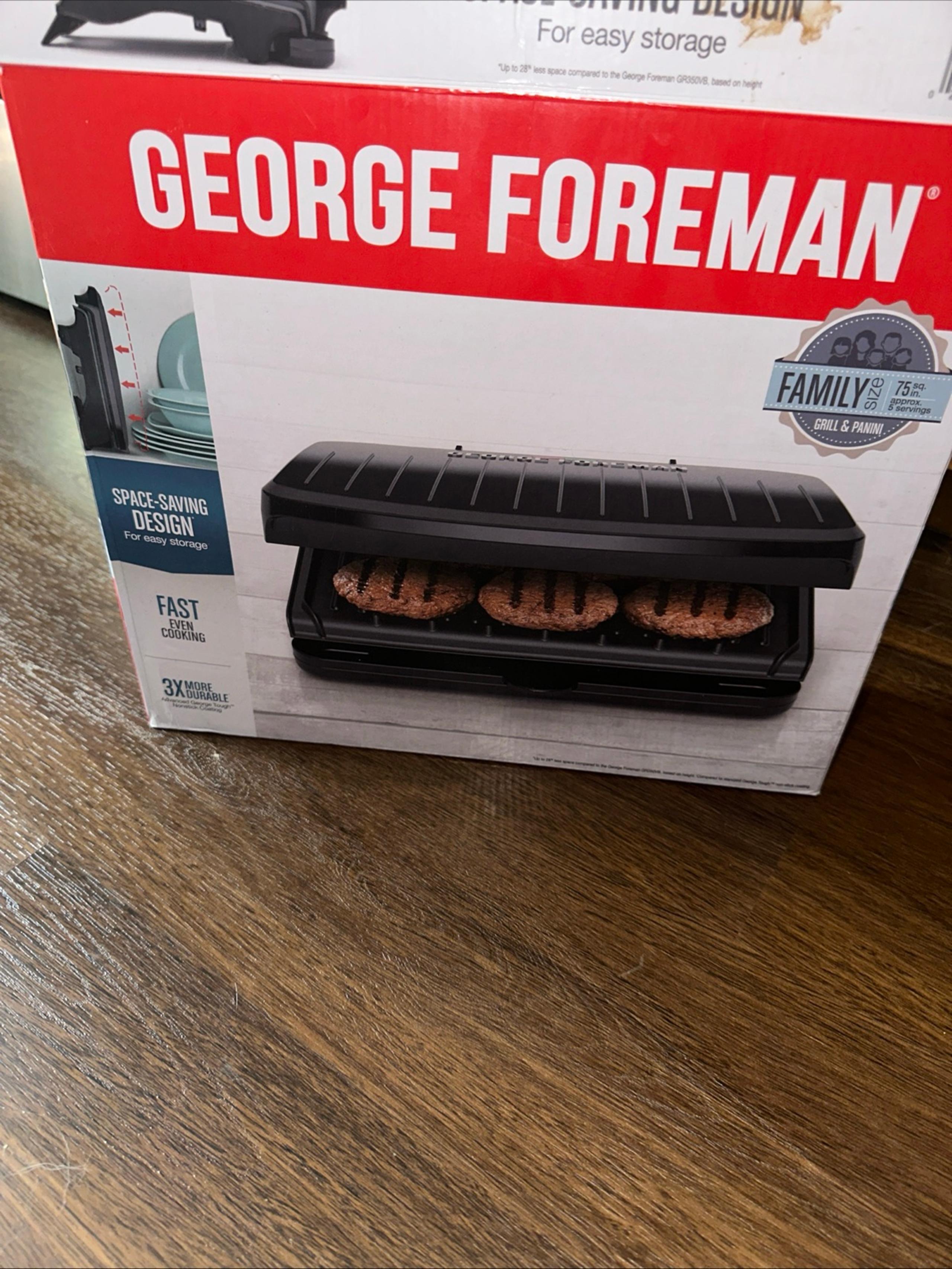 George Foreman 5 serving Grill and Panini