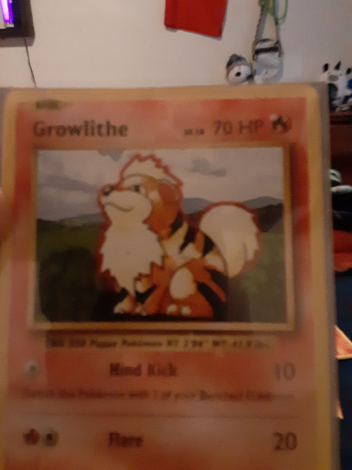 growlithe pokemon card mint condition