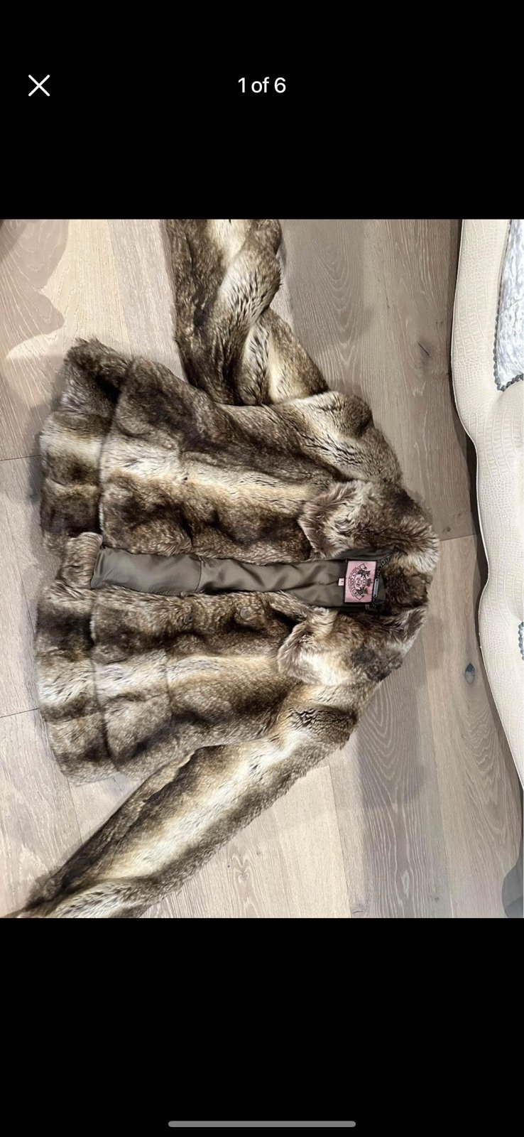 Juicy Couture fur jacket